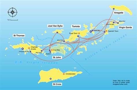 bvi ferry map.